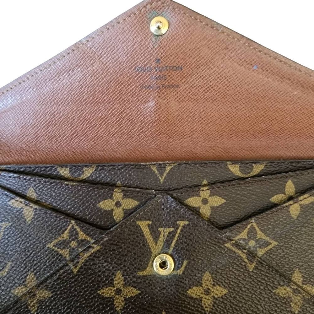 RARE auth Louis Vuitton Mono origami wallet‎ w/certificate included - Picture 5 of 9